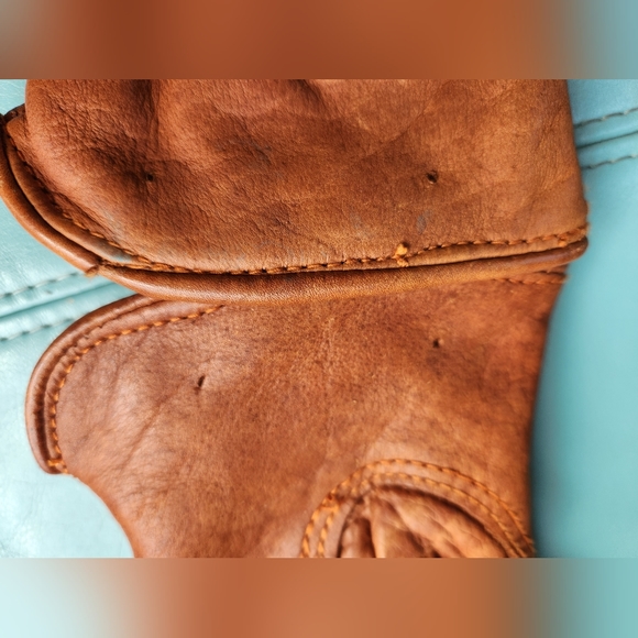 CABELA'S Loved Ranch Work Thinsulate Insulation Lined Golden Leather Gloves S - Picture 15 of 16